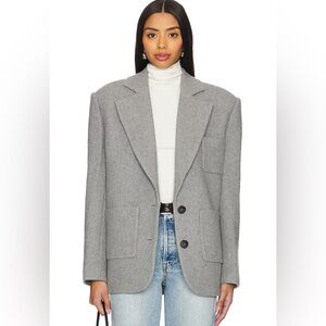 Shai Manteco Wool Blazer in Light Grey
EAVES